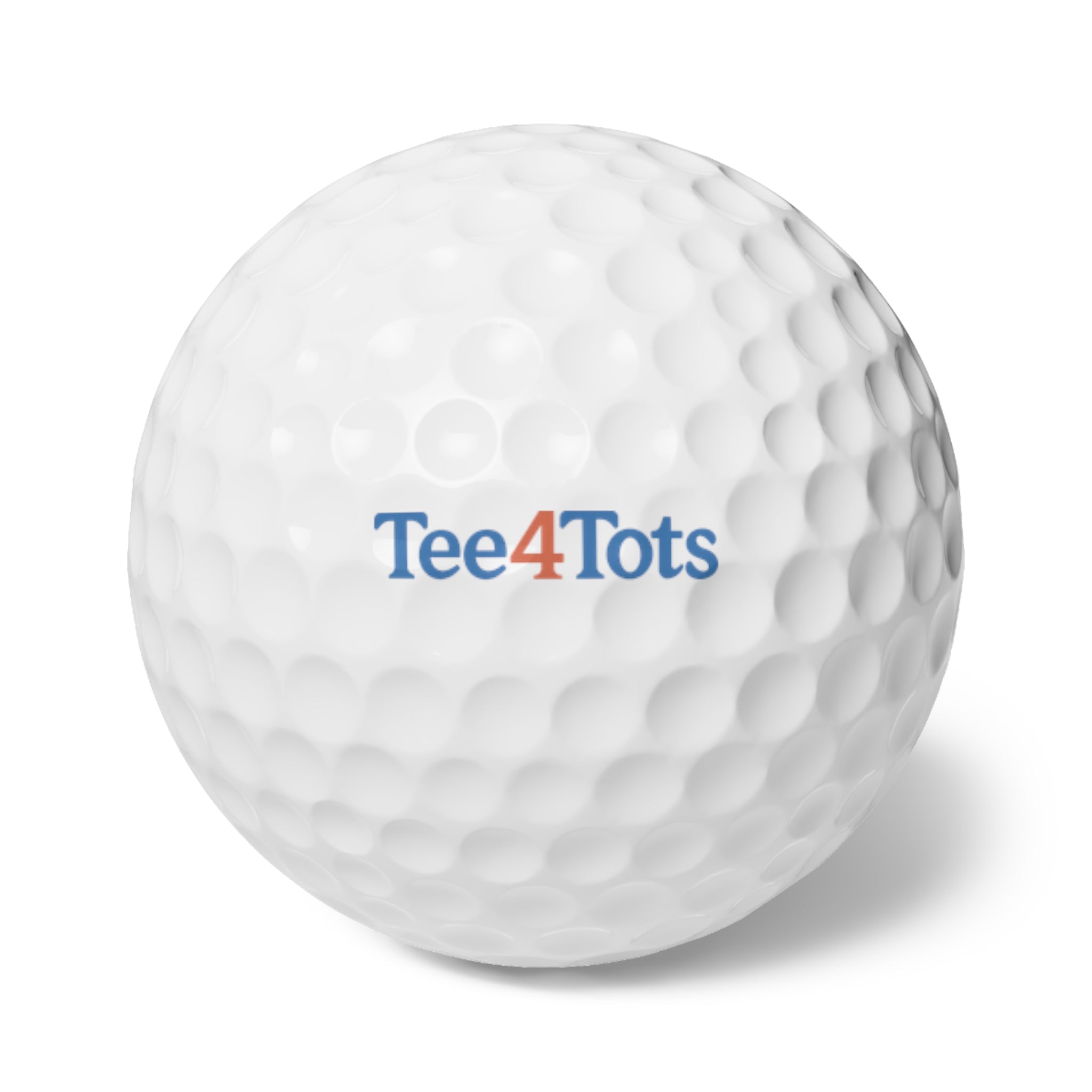 Tee4Tots Logo - Golf Balls, 6pcs