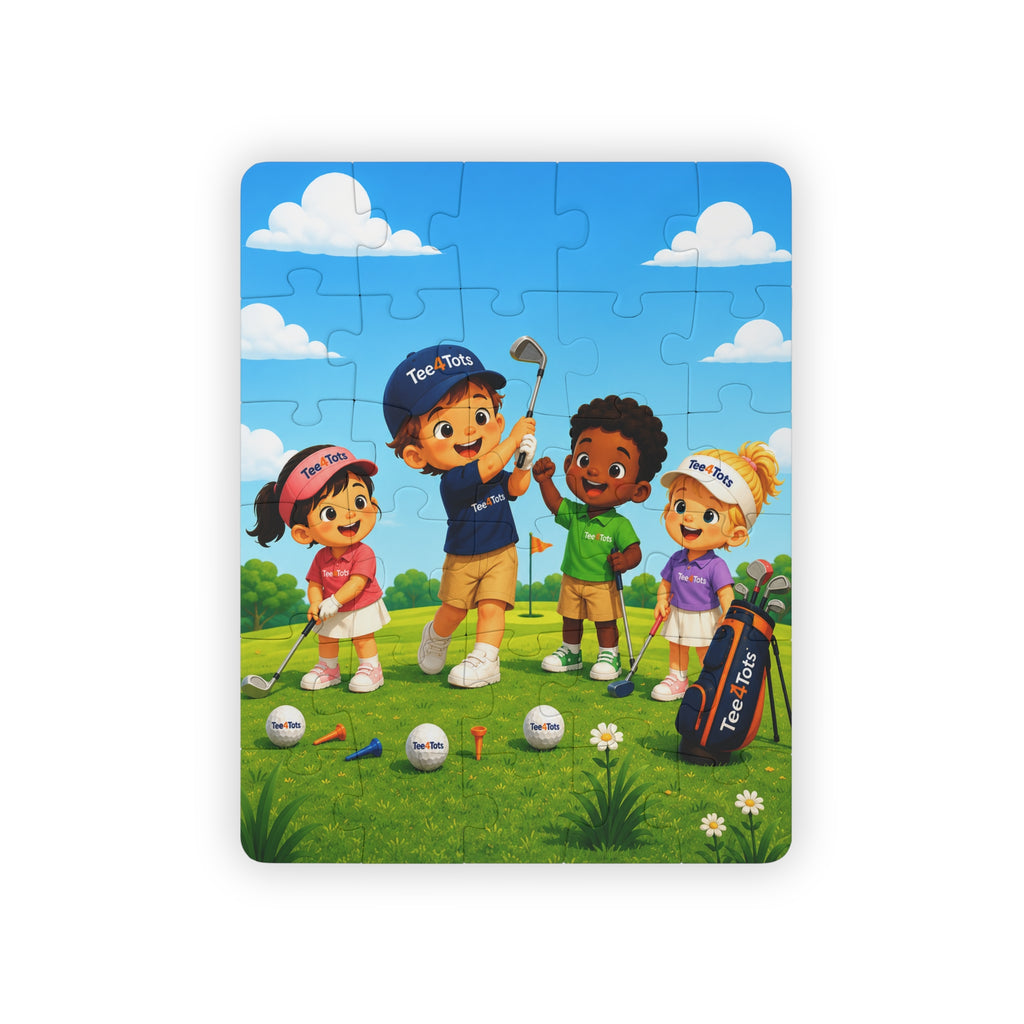 Tee4Tots Kids Golf Puzzle – 30-Piece Children’s Jigsaw (Cute Junior Golfers)