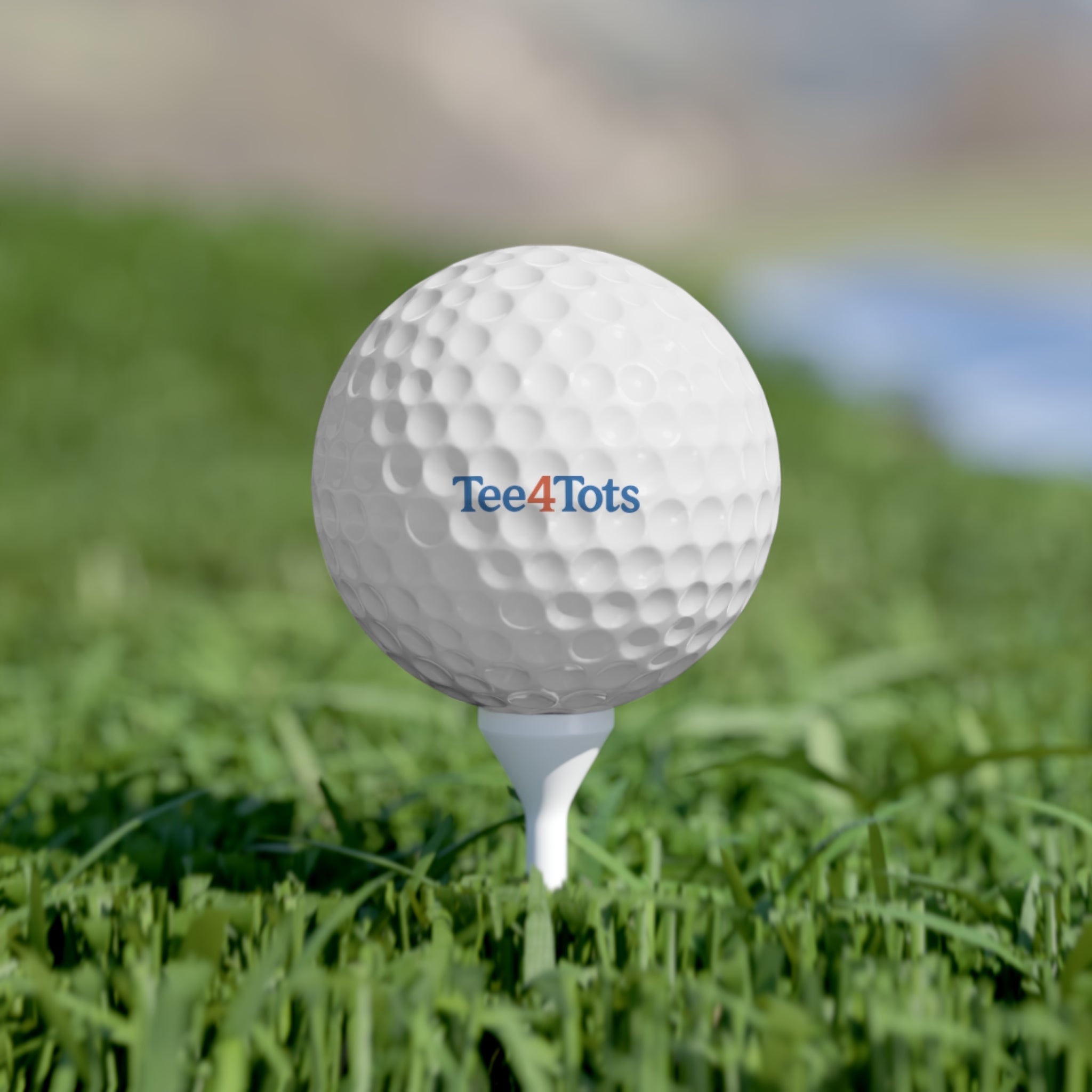 Tee4Tots Logo - Golf Balls, 6pcs