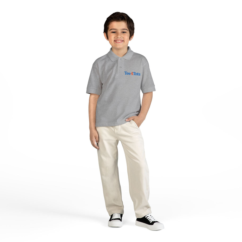 Tee4Tots Logo - Youth Polo Shirt with Tee4Tots Logo